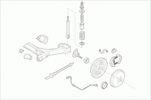 Steering; Wheel Suspension VW-GOLF-RL016