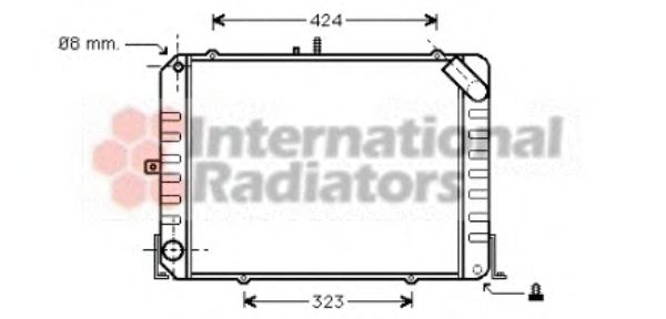 Radiator, engine cooling 53002139