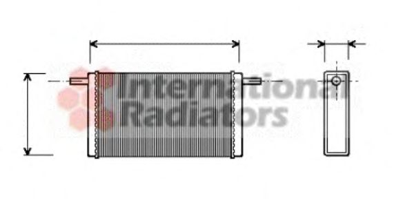 Heat Exchanger, interior heating 58006068