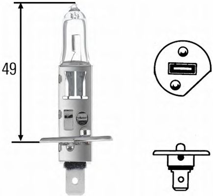 Bulb, spotlight; Bulb, headlight; Bulb, fog light; Bulb, rotating beacon; Bulb; Bulb, headlight; Bulb, fog light; Bulb, rotating beacon 8GH 002 089-251