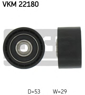 Deflection/Guide Pulley, timing belt VKM 22180