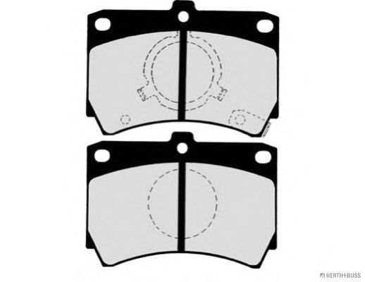 Brake Pad Set, disc brake J3603026