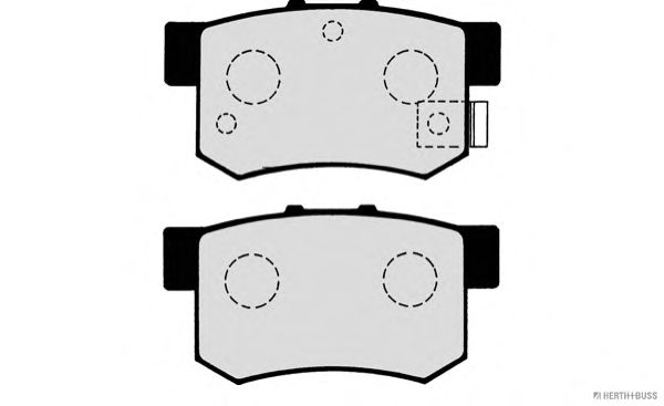 Brake Pad Set, disc brake J3614005
