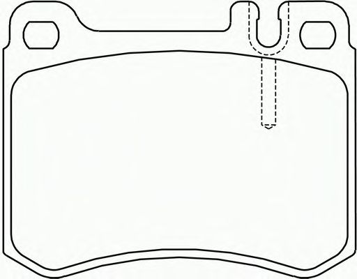 Brake Pad Set, disc brake P 50 014