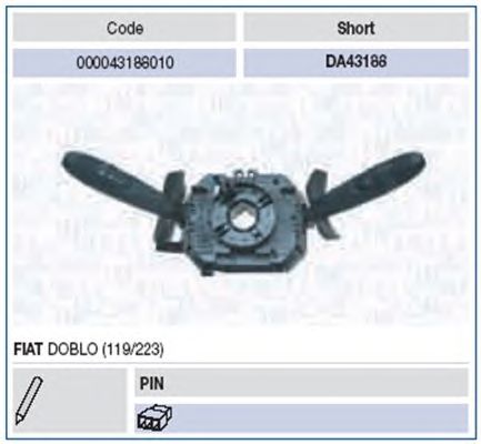 Steering Column Switch 000043188010