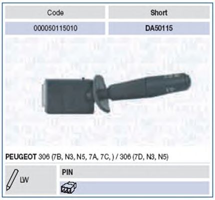 Steering Column Switch 000050115010