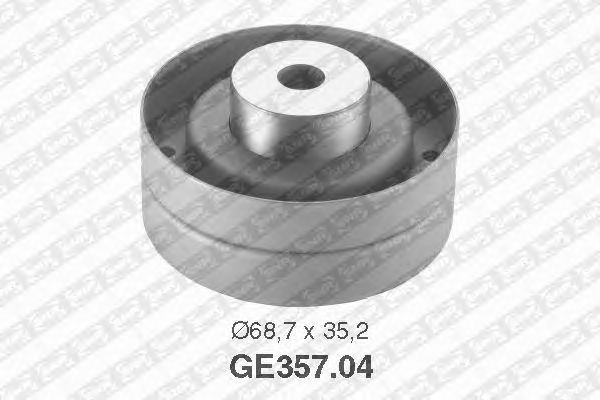 Deflection/Guide Pulley, timing belt GE357.04