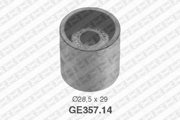 Deflection/Guide Pulley, timing belt GE357.14