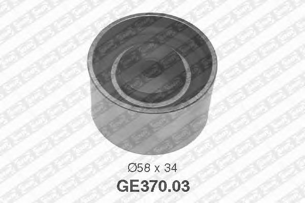 Deflection/Guide Pulley, timing belt GE370.03