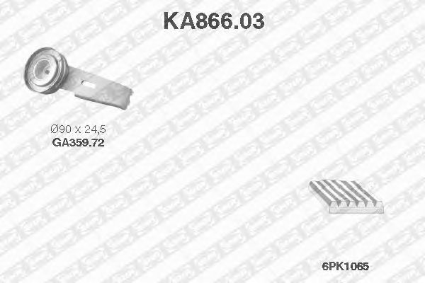 V-Ribbed Belt Set KA866.03