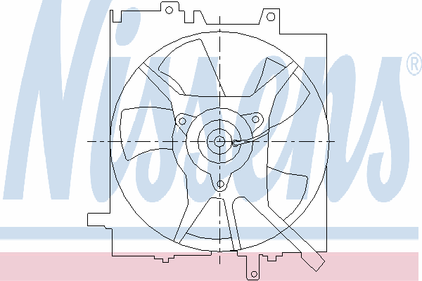 Fan, radiator 85490