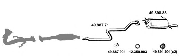 Exhaust System 492063