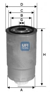 Fuel filter 24.H2O.04