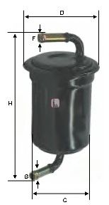Fuel filter S 1533 B