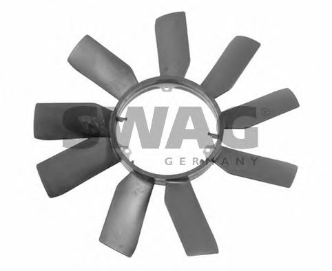 Fan Wheel, engine cooling 10 92 2074