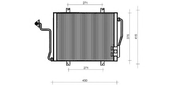 Condensator, airconditioning QCN55