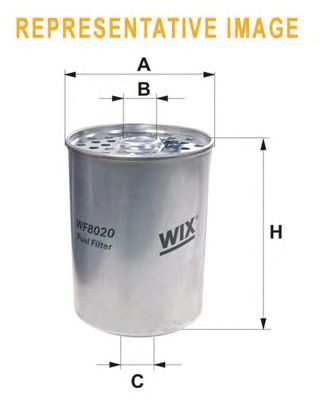 drivstoffilter WF8018