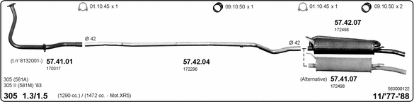 Exhaust System 563000122