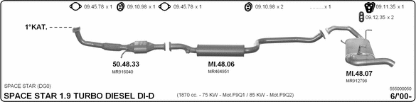 Exhaust System 555000050
