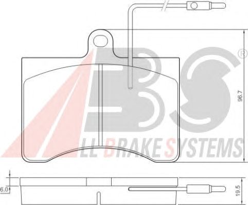 Brake Pad Set, disc brake 36456