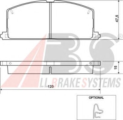 Brake Pad Set, disc brake 36535