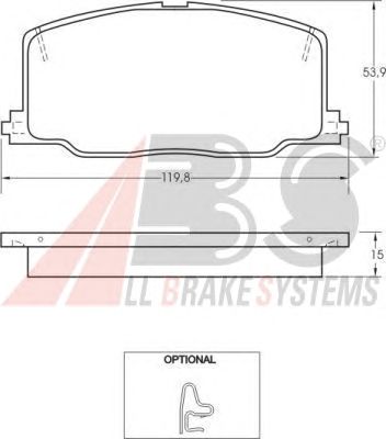 Brake Pad Set, disc brake 36659