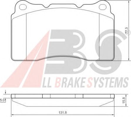 Brake Pad Set, disc brake 37479