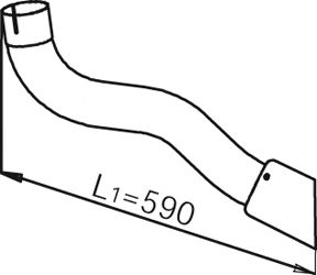 Exhaust Pipe 54207