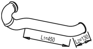 Exhaust Pipe 81624