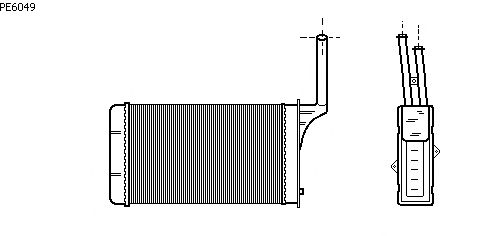 Heat Exchanger, interior heating PE6049