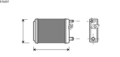 Heat Exchanger, interior heating RT6097