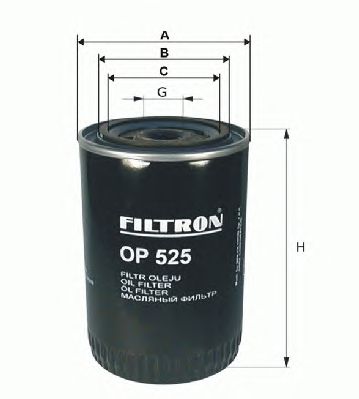 Filtro de óleo OP525