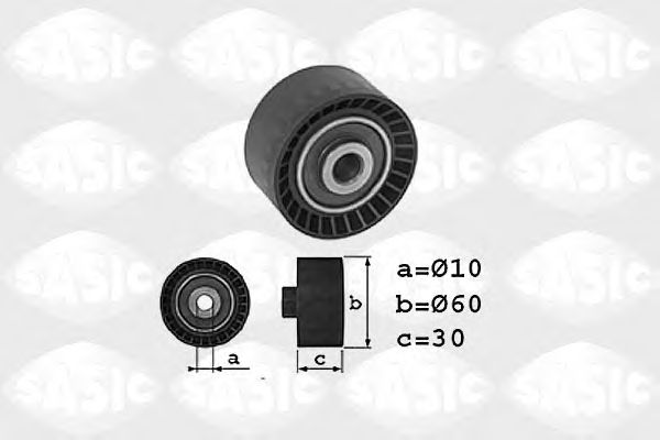 Deflection/Guide Pulley, timing belt 1700008
