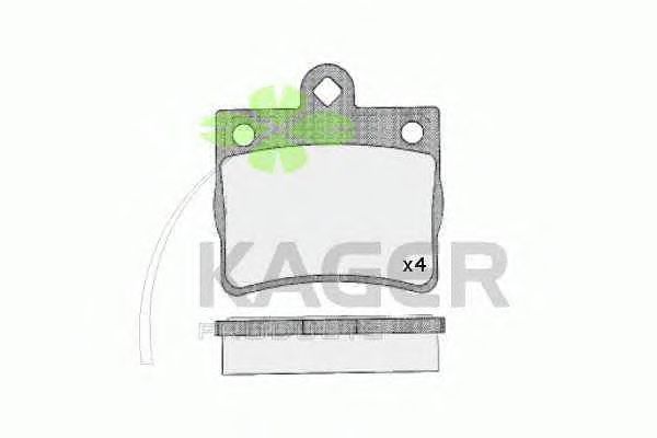 Brake Pad Set, disc brake 35-0601