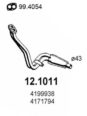 Exhaust Pipe 12.1011