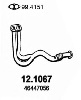 Exhaust Pipe 12.1067