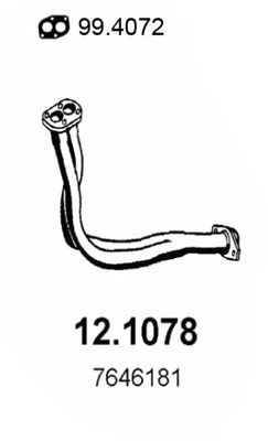 Exhaust Pipe 12.1078