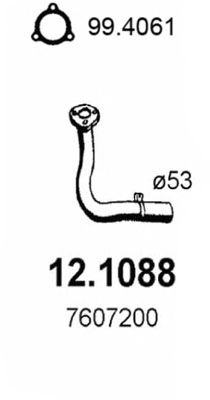 Exhaust Pipe 12.1088