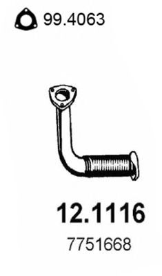 Exhaust Pipe 12.1116