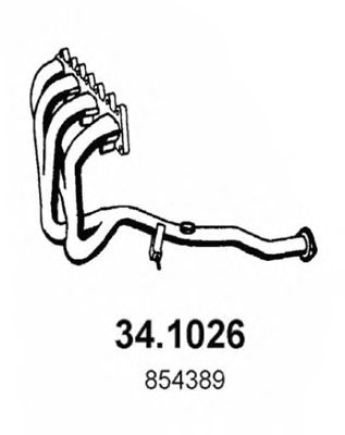 Exhaust Pipe 34.1026