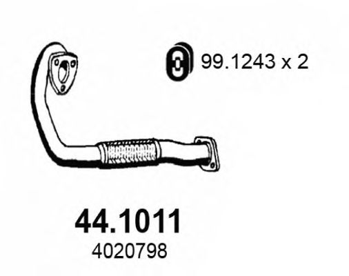 Exhaust Pipe 44.1011