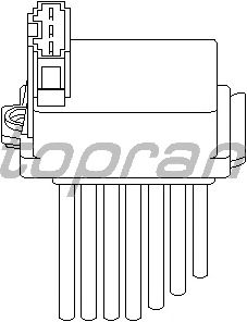 Blower Switch, heating/ventilation 111 875