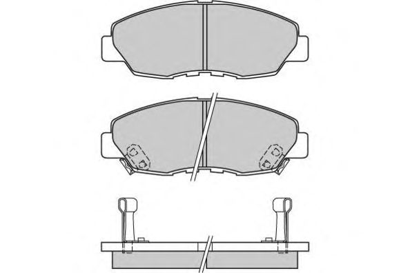 Brake Pad Set, disc brake 12-0482
