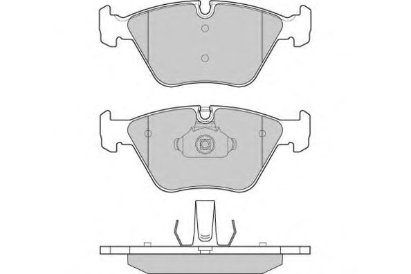 Brake Pad Set, disc brake 12-1135