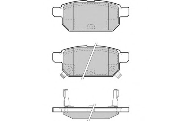 Brake Pad Set, disc brake 12-1467