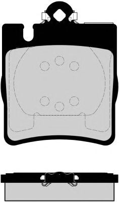 Brake Pad Set, disc brake PA1553