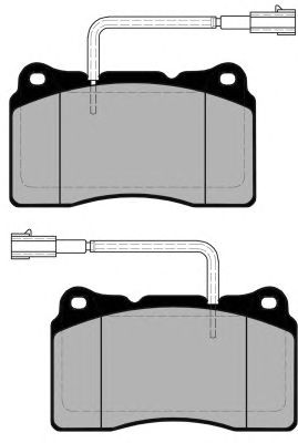 Brake Pad Set, disc brake PA1684