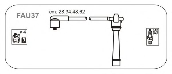 Ignition Cable Kit FAU37