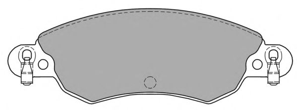 Brake Pad Set, disc brake FBP-1190