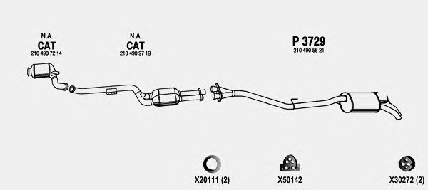 Exhaust System ME512